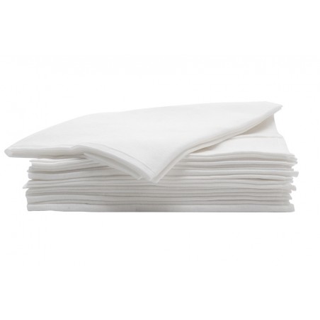 Wegwerp handdoeken Absorb&Dry White 40cmx80cm 50 st